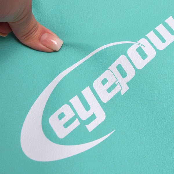 180x60 Klappbare Gymnastikmatte - 5cm dicke Turnmatte Mint Aubergine