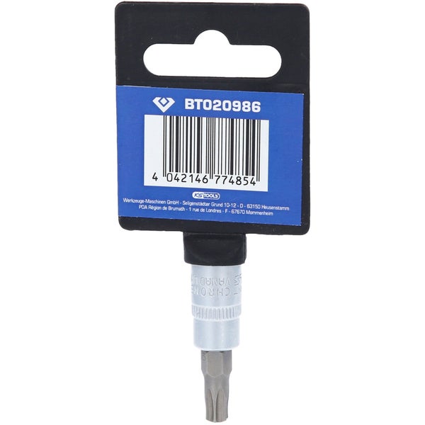 BRILLIANT TOOLS 1/4 Torx-Bit-Stecknuss mit Stirnlochbohrung TB30 - BT020986