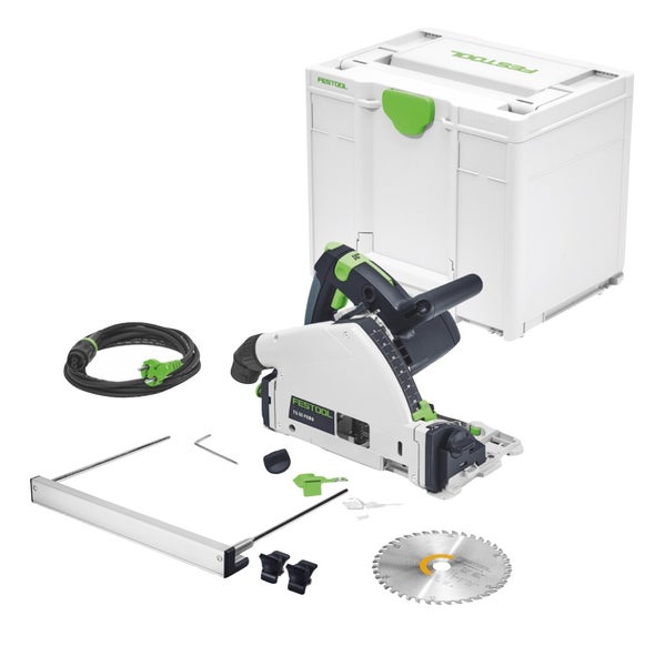 Festool Tauchsäge TS 55 FEBQ-Plus im Set mit Zubehör und Transportkoffer