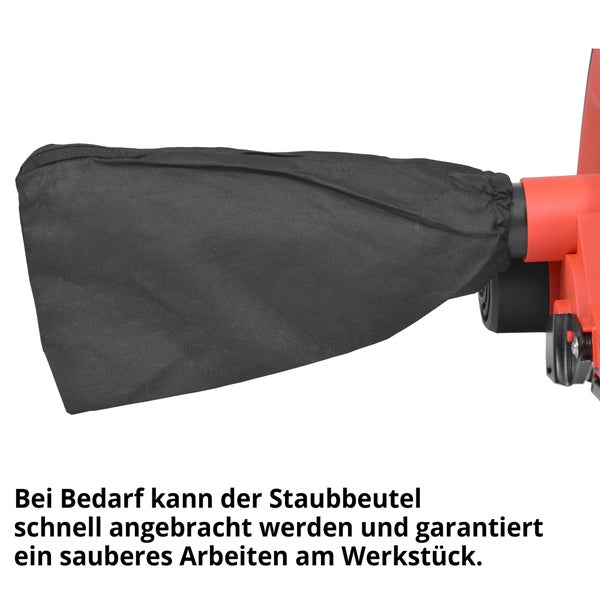 Staubbeutel einer Schleifmaschine