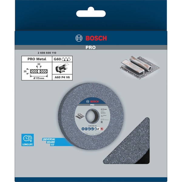 Bosch PRO Steel Schleifscheibe 175 x 25 x 32 mm G60 - 2608600110