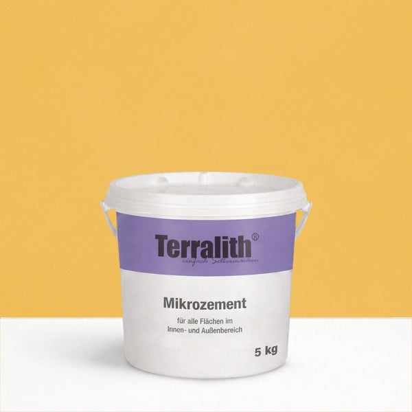 Terralith Mikro-Zement Eimer, 5 kg, für Innen- und Außenbereich