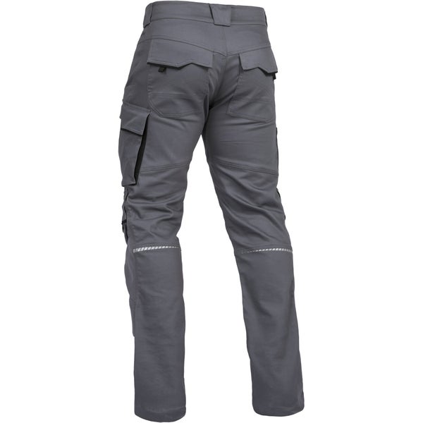 Leibwächter Arbeitshose Bundhose lang, grau/schwarz Gr. 54 Herren
