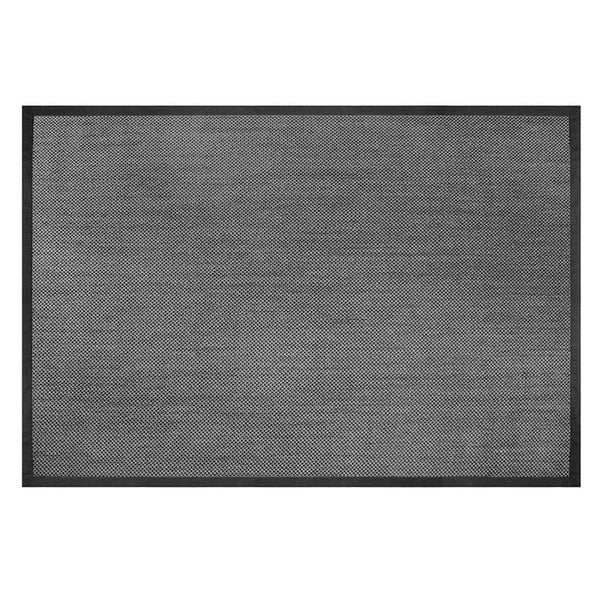 FLOORDIREKT Sisal-Teppich Tiger-Eye - aus 100% Sisal - mit Brodüre - Anthrazit - 160 x 230 cm