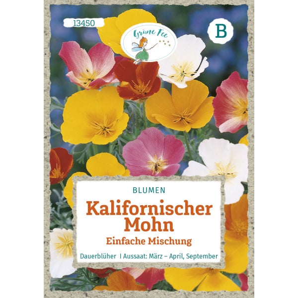 Kalifornischer Mohn Einfache Mischung Samen von Grüne Fee