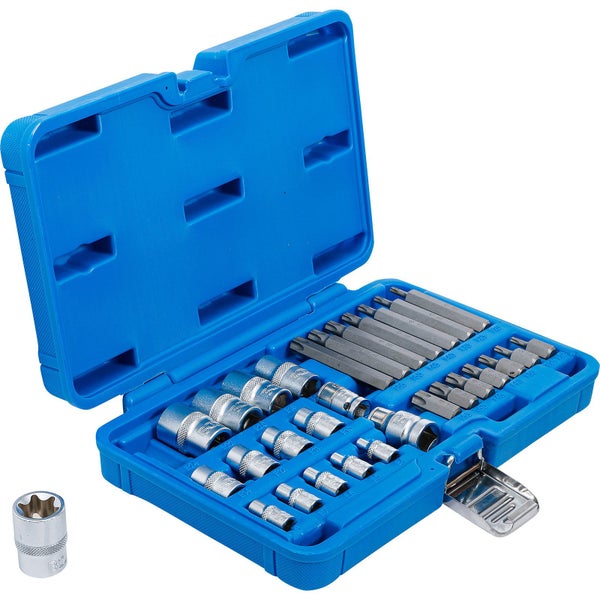BGS Bit- und Steckschlüssel-Satz E-Profil / T-Profil (für Torx) 30tlg. - 5025