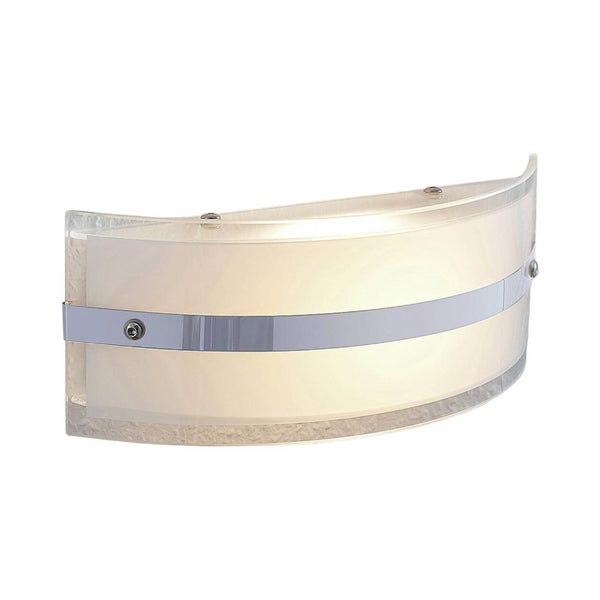 Lindby LED Wandleuchte, Wandlampe Innen Zinka (Modern) in Weiß aus Glas (1 flammig ) - Wandstrahler Wandbeleuchtung Schlafzimmer / Wohnzimmer Wohnzimmerleuchte