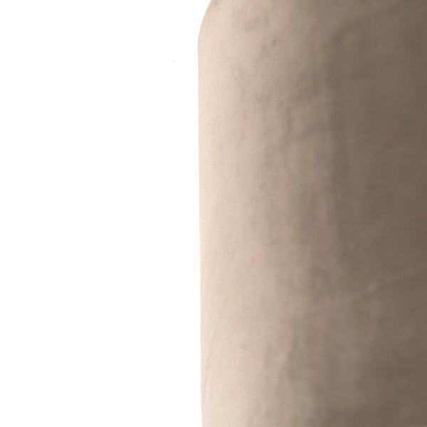 Velour Lampenschirm taupe 50/50/25 mit goldener Innenseite