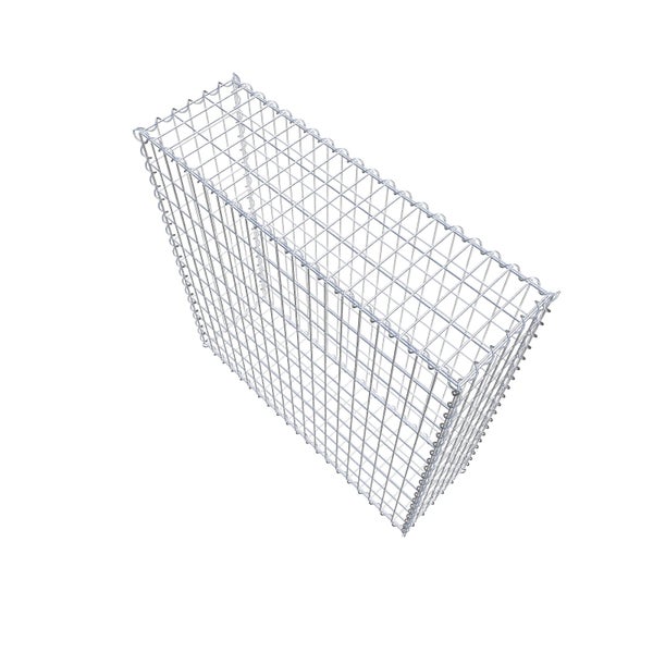 Gabione 100 cm x 100 cm x 30 cm (L x H x T), Maschenweite 5 cm x 10 cm, Spirale