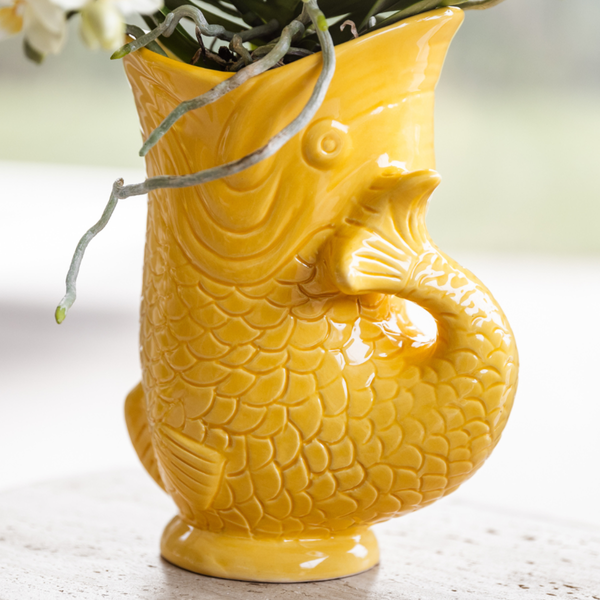 Kolibri Company Geschenkset Mediterranean Sunset mit weißer Phalaenopsis Orchidee Lausanne und Sukkulenten inkl. Keramiktöpfen