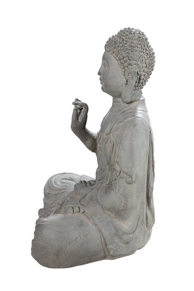 Figur GILDE Figuren Höhe 60,5cm Breite 52cm grau Fiberglas