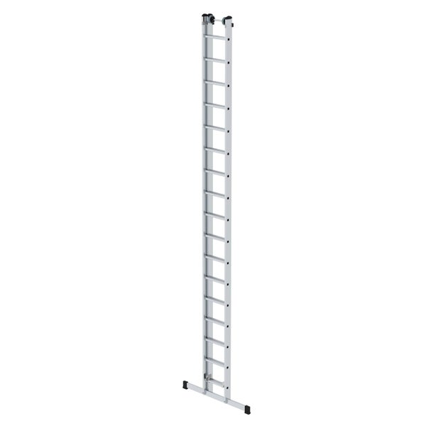 PROREGAL Sprossen-Schiebeleiter mit Standard-Traverse 2 x 17 Sprossen