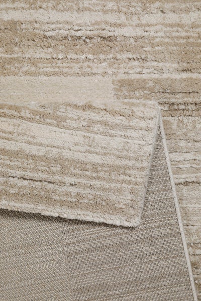 Kurzflor Teppich Creme Beige Thorben WECONhome 140x200 cm