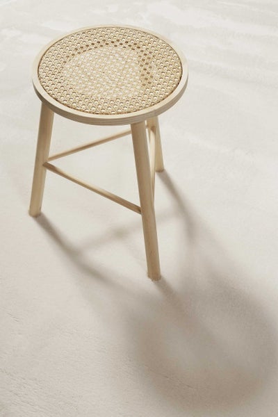 Teppich Rund Creme Beige soft & weich Lago Homie Living 80 cm rund