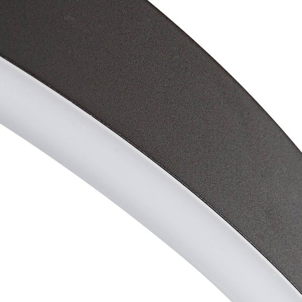 Arcchio LED Answin (Modern) in Schwarz aus Metall (1 flammig, ) Wohnzimmerleuchte