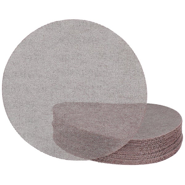 Mirka Abranet Netz-Schleifscheiben Ø 225 mm Klett / Korn P100 / 25 Stk / zum Schleifen von Holz, Spachtel, Lack, Kunststoff / 5422302510