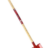 Spaten mit Holzstiel