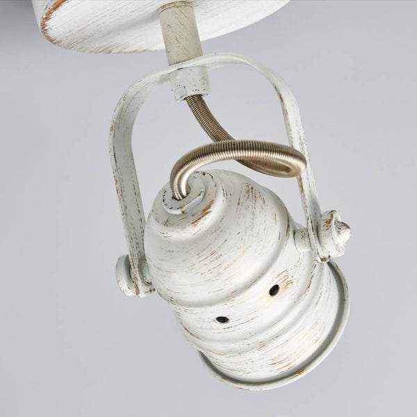 Deckenleuchte im Used-Look mit schwenkbarem Spot