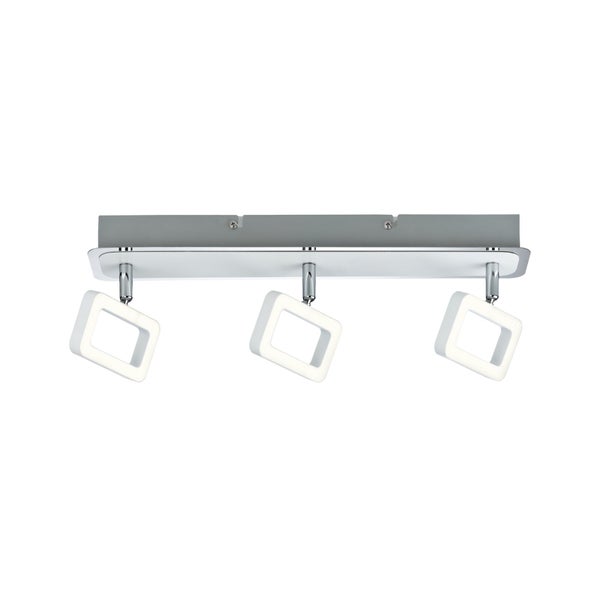 Spotlight Frame 3000K 3x320lm 230V 3x4,5W Weiß matt, Chrom
