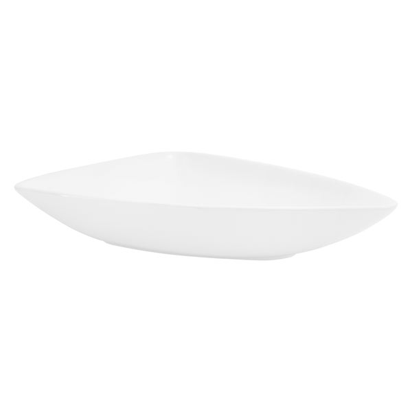 ML-Design Waschbecken aus Keramik in Weiß glänzend 69x46x13 cm Dreieckig, Moderne Aufsatzwaschbecken, Design Waschtisch Aufsatz-Waschschale Waschplatz Handwaschbecken, für das Badezimmer und Gäste-WC
