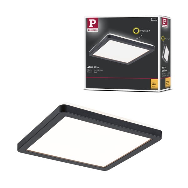 Runde LED Deckenleuchte mit einstellbarer Lichtfarbe in Metallgehäuse für die Innenbeleuchtung