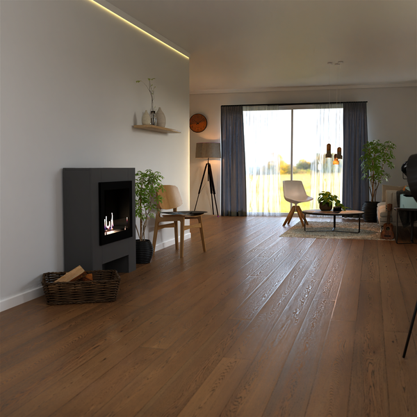 GLOW FIRE Ethanol Kamin 'Harstad RW' | Ethanolofen in Grau mit 3 Std. Brenndauer und 2 KW Heizleistung | BxHxT: 114,2x95,8x29,8 cm