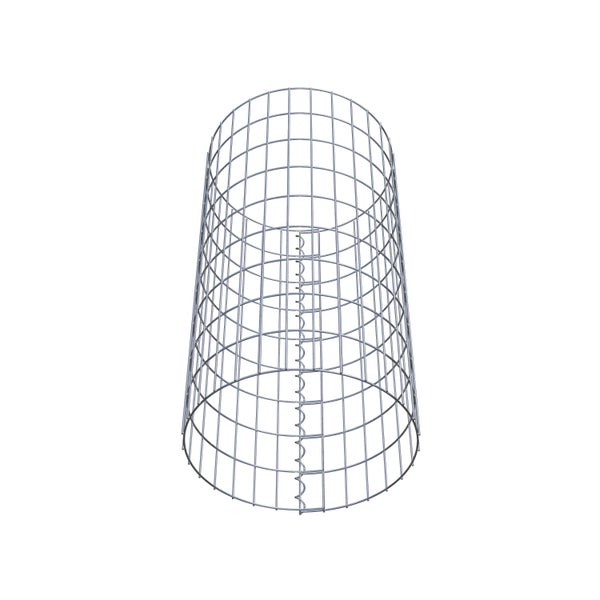 Gabionensäule Durchmesser 47 cm, MW 5 x 10 cm rund - Höhe: 0,90 m