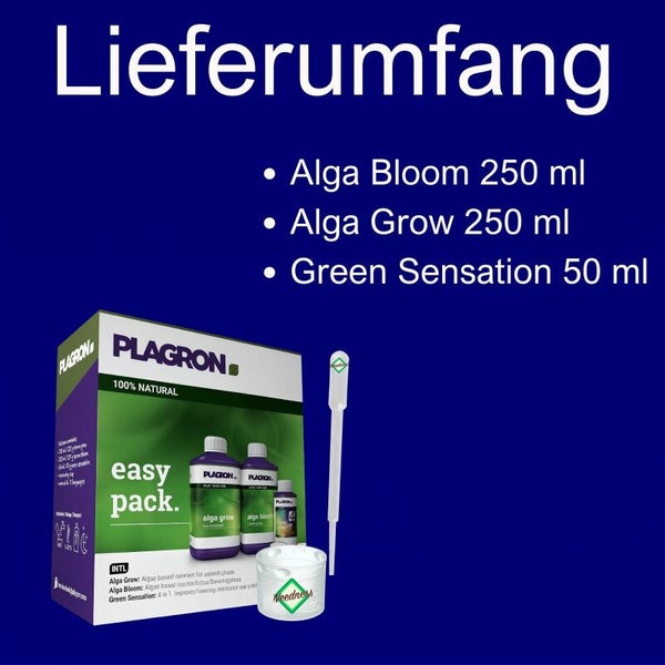 Plagron Easy Pack mit Alga Bloom, Alga Grow und Green Sensation