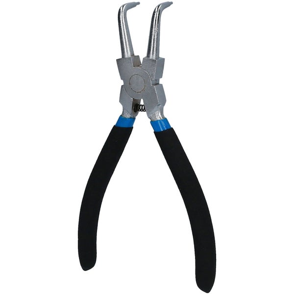 BRILLIANT TOOLS Seegeringzange für Innensicherungsringe abgewinkelt 175 mm - BT067004