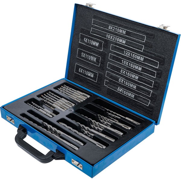 BGS Hammer-Bohrer-Satz SDS-Schaft Hartmetallspitze 4 - 12 mm 56tlg. - 7894
