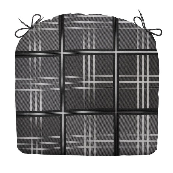 Sitzkissen Patchy grau - Ca. 46x48 cm - 4er-Set