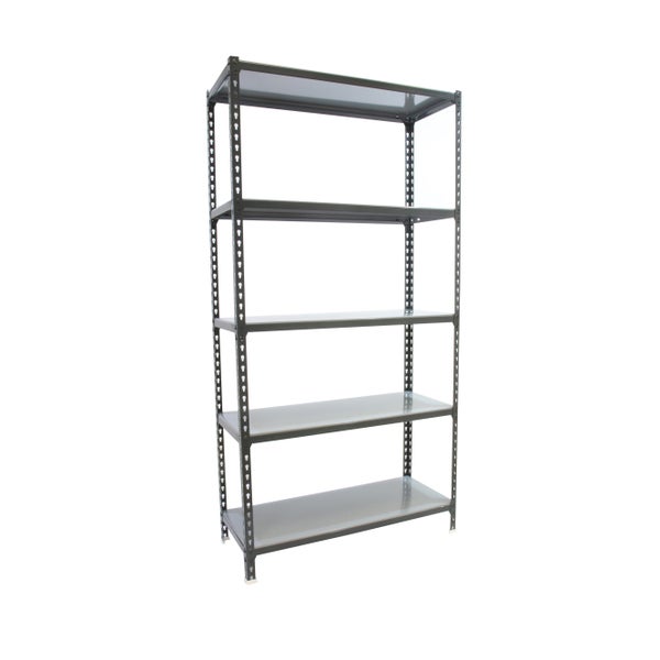 Schwerlastregal BIG METAL SHARK | HxBxT 200x110x30cm | Fachlast 200kg | Anthrazit-Verzinkt