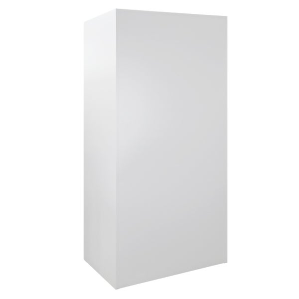 PROREGAL Flügeltürschrank Owl mit 4 Fachboden HxBxT 195 x 95 x 60 cm Lichtgrau Anthrazitgrau