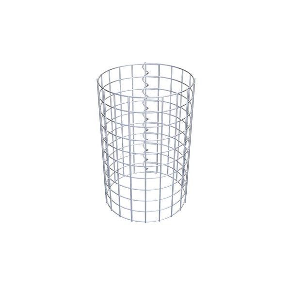 Gabionensäule Durchmesser 32 cm MW 5 x 5 cm rund - Höhe: 50 cm