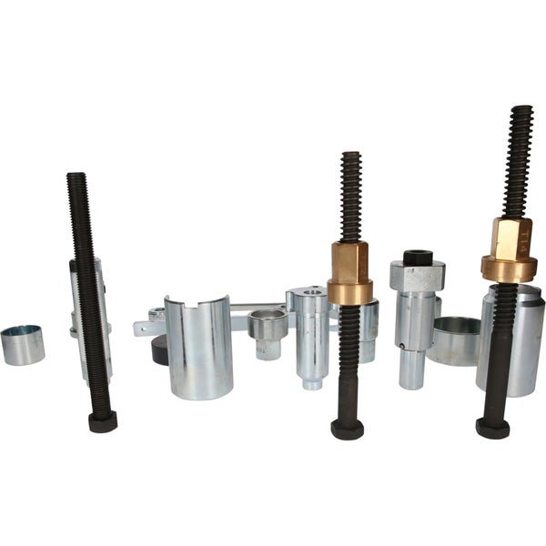 Werkzeugsatz in einem blauen Werkzeugkoffer