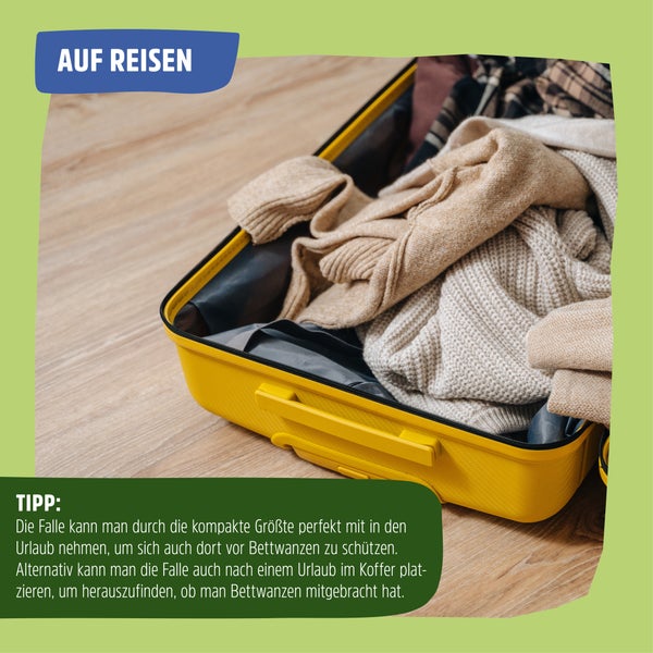 Profi Bettwanzenfalle gegen Bettwanzen