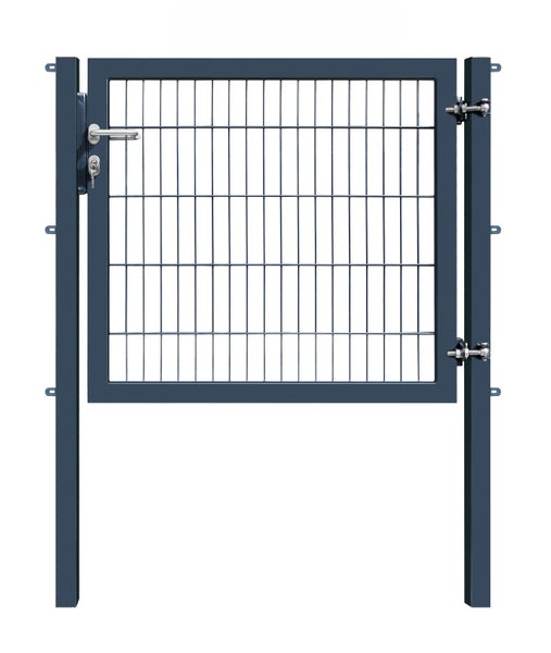 Gartentor mit Schloss und Gitter