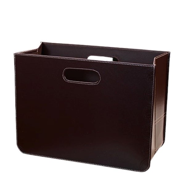 Zeitungskorb  Business Kunstleder Braun