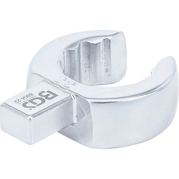 BGS Einsteck-Ringschlüssel offen 22 mm Aufnahme 9 x 12 mm - 6904-22