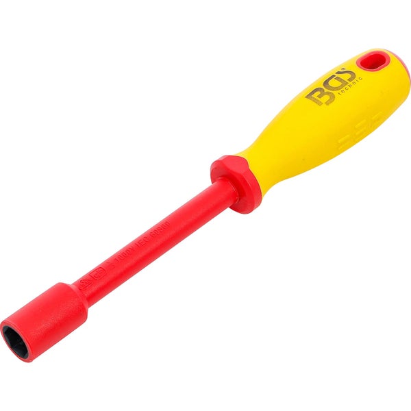 BGS VDE-Steckschlüssel-Schraubendreher Sechskant SW 13 mm Klingenlänge 125 mm - 71093