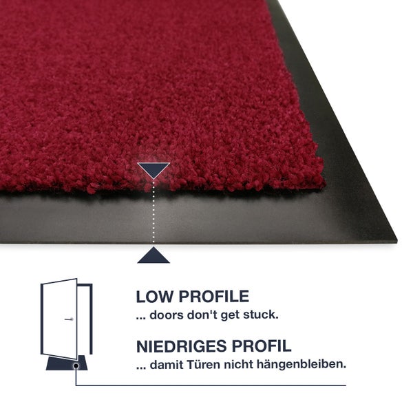 1 St. Fußmatten für Innen & Außen TÜRMATTE 78 x 150 cm Rot