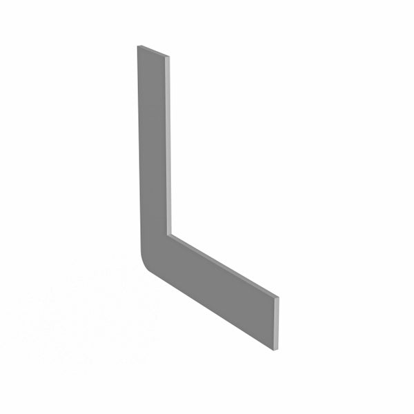 L-Profil aus Metall, Winkelprofil für Kanten.