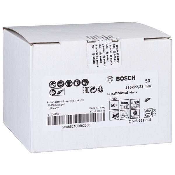 Bosch PRO R780 Fiberscheibe 115 mm G50 - 2608621605