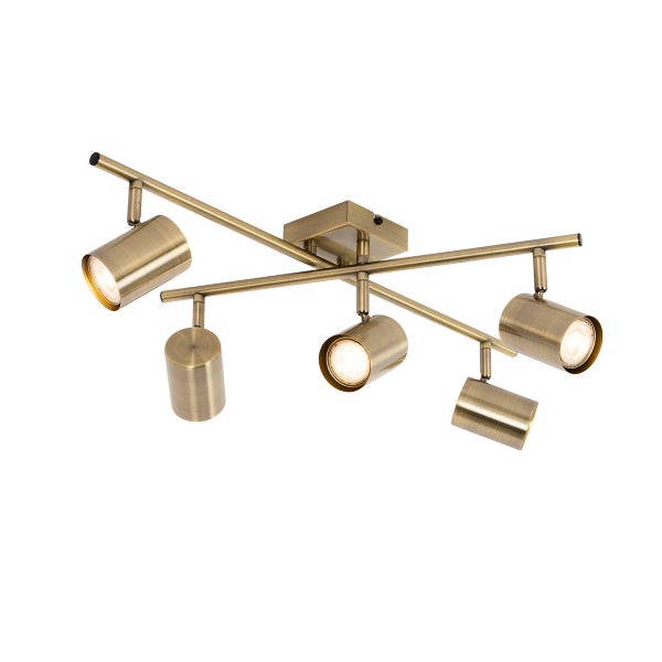 Deckenleuchte mit fünf Strahlern