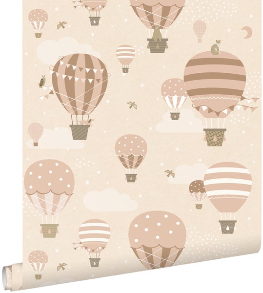 ESTAhome Tapete Luftballons Terrakotta - 50 x 900 cm - 131346