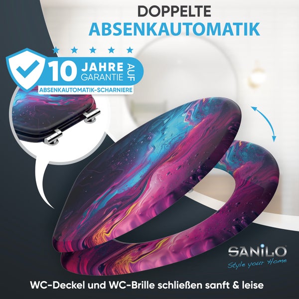 WC-Sitz mit Absenkautomatik Lumen