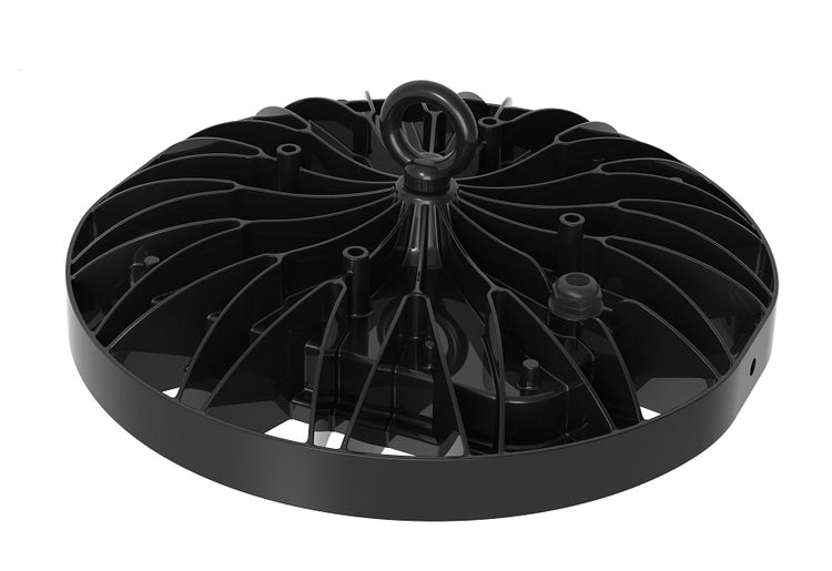 LUXULA LED UFO Hallenstrahler 100W 9400lm 5000K (Neutralweiß) HighBay Runde Hallenleuchte IP65