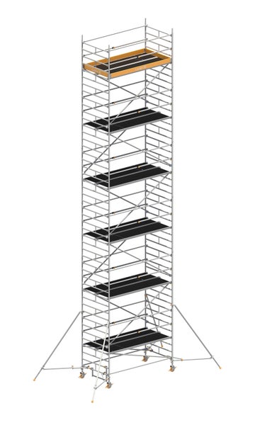 Rollgerüst mit mehreren Plattformen