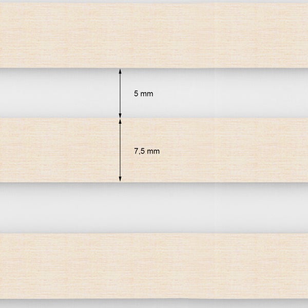 ECD Germany Doppelrollo 45 x 150 cm - Natur - Klemmfix - Duo-Rollo - ohne Bohren - mit Klemmträgern - für Sonnen- und Sichtschutz - inkl. Befestigungsmaterial - Seitenzugrollo - Verdunklungsrollo