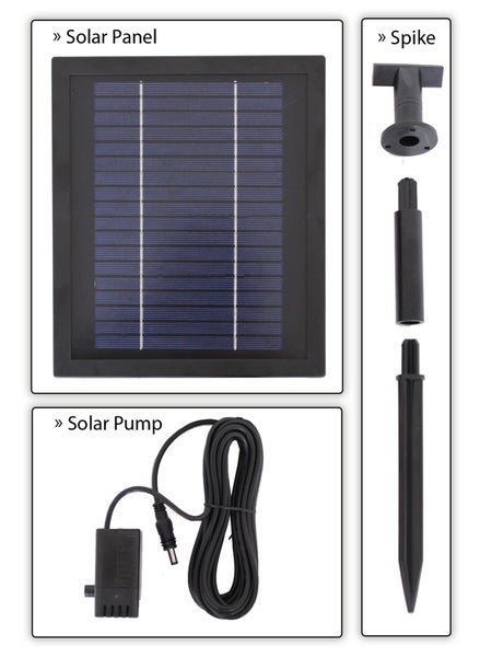 Solar Gartenbrunnen FoGlobo Solar 90cm Led 10968